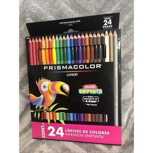 Prismacolor Unipunta Colored Pencils Brilliant Colors Set of 24 Junior 4.0mm NIB